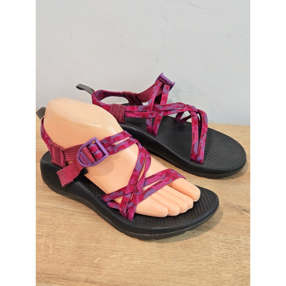 Chaco ZX/1 Sandals Kids 5 Pink Purple Strappy Athletic Hiking Water Shoes